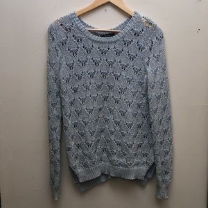 💙 Women’s Jessica Simpson Beautiful Blue Knit Sweater 💙